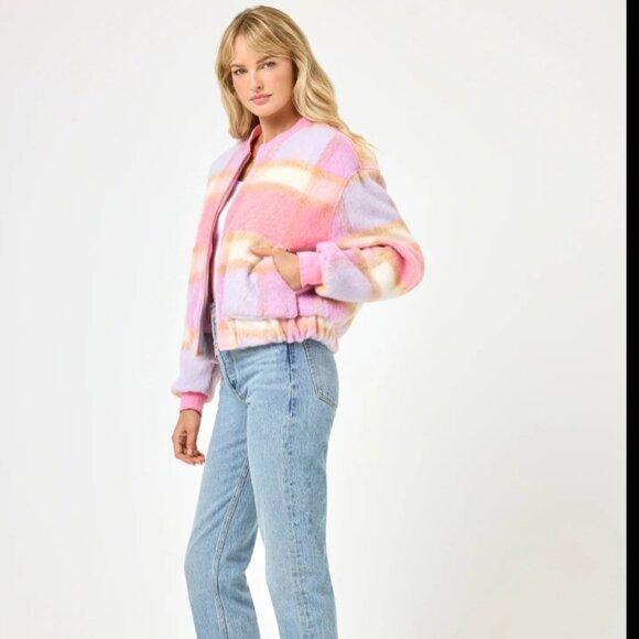 L Space - Quinn Jacket - Point Dume Plaid - Picture 3 of 4